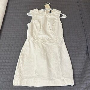 Target Universal Thread Jean Dress White Size 2, NWT